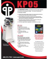 Download the KP05 Pad Printer Spec Sheet.