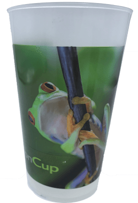 glassware printed on a BottleJet inkjet bottle printer.